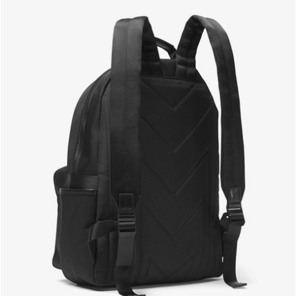 Michael Kors Mens Travis Nylon Backpack Black NWT - Picture 4 of 11